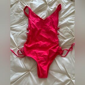 Exhilaration Vibrant Pink One-Piece Swimsuit